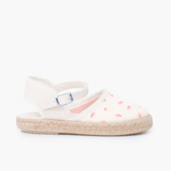 Alpargatas Niña Hebilla con Estampados