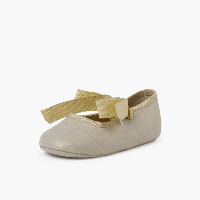 Badanitas merceditas bebé lazo brillo