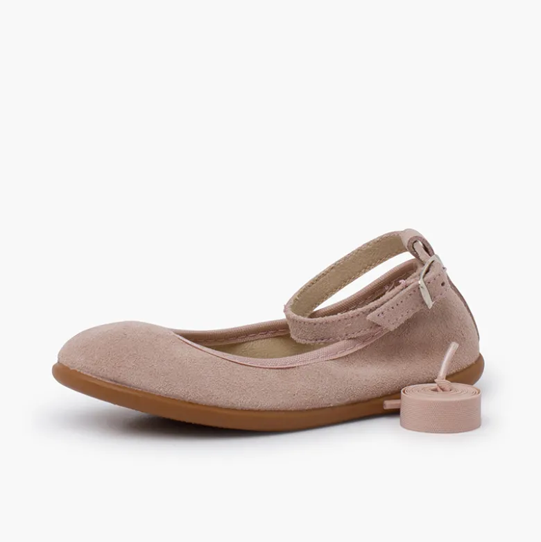 Bailarinas elástico lazo y pulsera