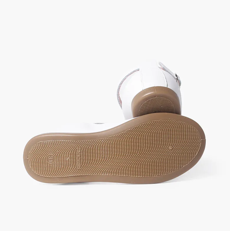 Bailarinas piel elástico cierre pulsera
