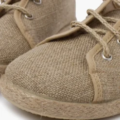 Blucher niños lino cordones yute