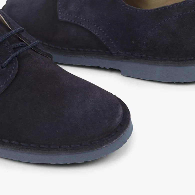 Blucher serraje liso zapato de vestir niño