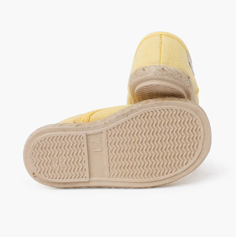 Bluchers lino cordones y base yute