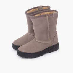 Bota Australiana Suela Ancha y Borreguito