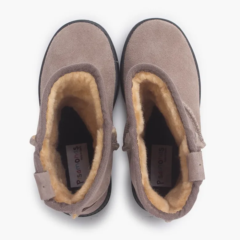 Bota Australiana Suela Ancha y Borreguito