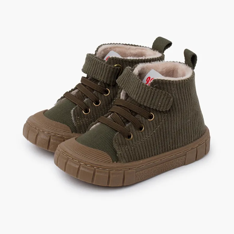 Bota Garvalín pana cordones elásticos