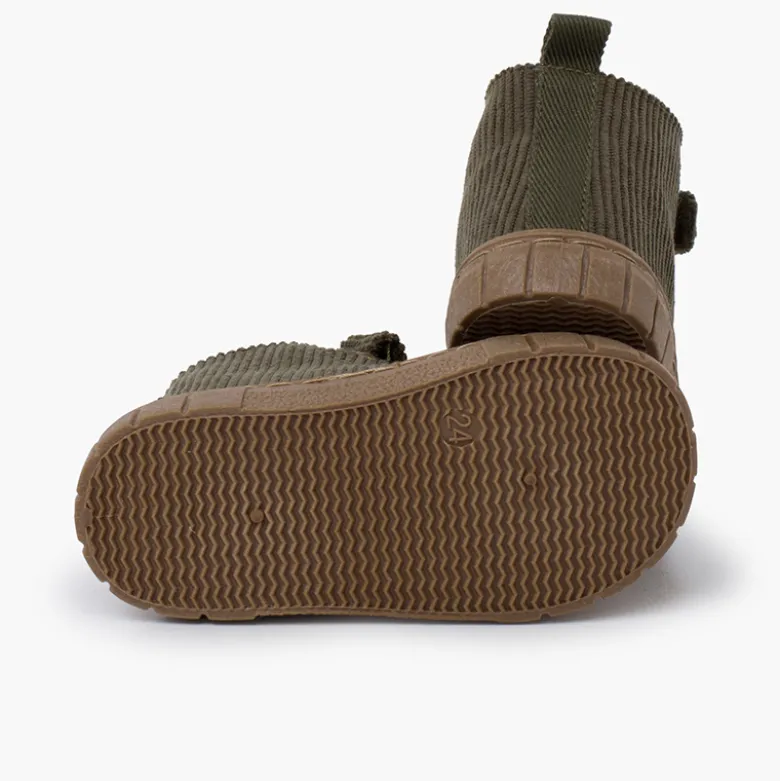 Bota Garvalín pana cordones elásticos