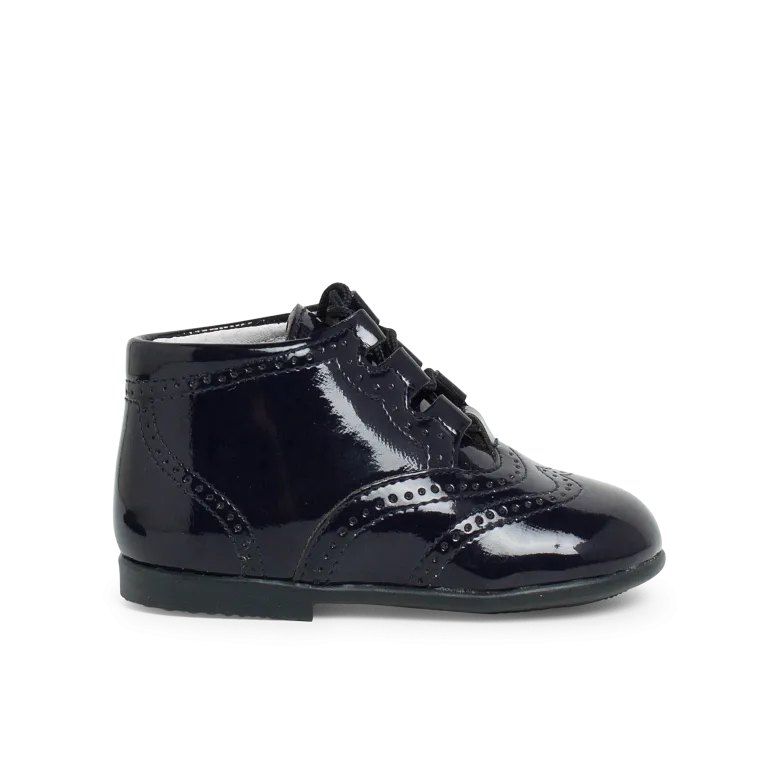 Bota Inglesa/ Zapato Inglés Tipo Charol