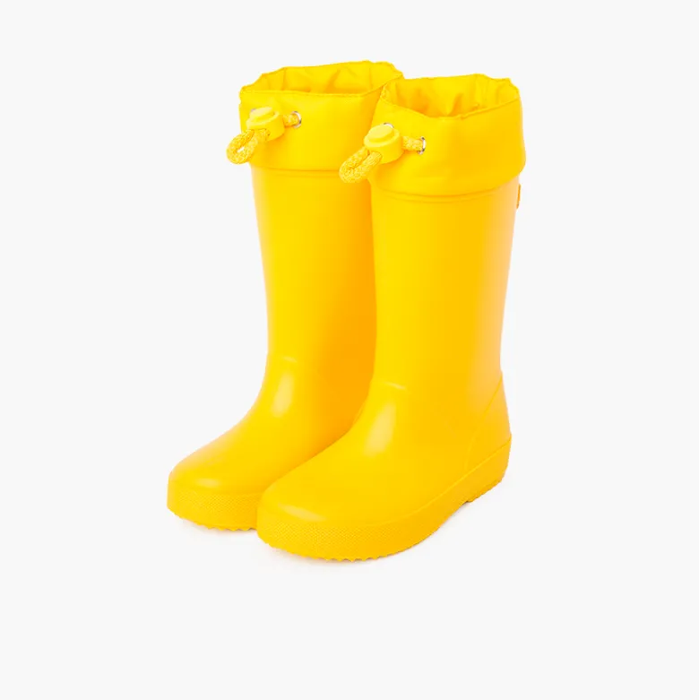 Botas agua ajustables de caña alta