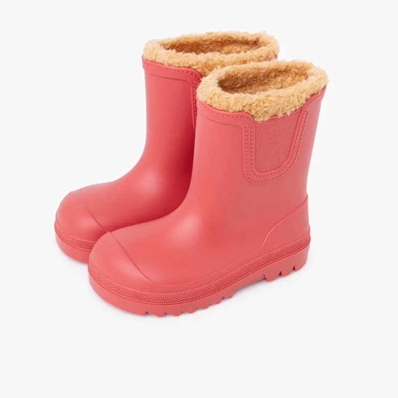 Botas agua barefoot wide chelsea borreguito