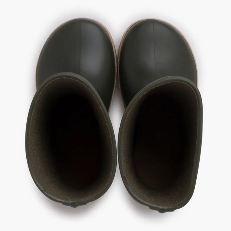 Botas agua niños suela beige