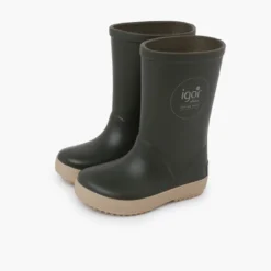 Botas agua niños suela beige