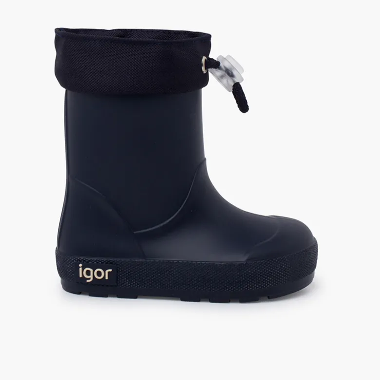 Botas agua niño y niña blanditas y ajustables