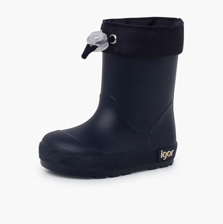 Botas agua niño y niña blanditas y ajustables