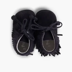 Botas Bebé Flecos tipo Indias con Cordones