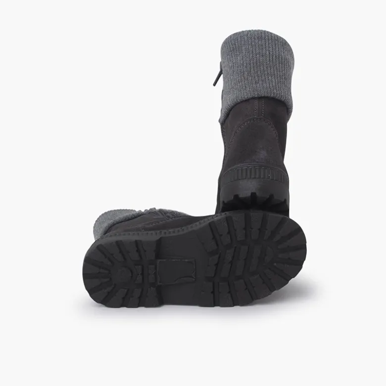 Botas Cuello Lana Niños
