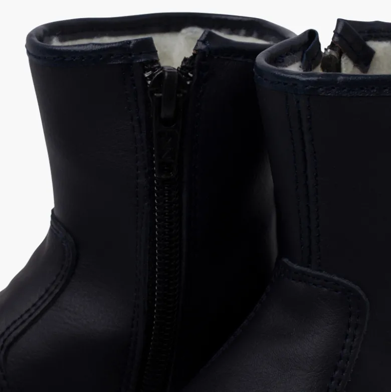 Botas lisas piel lavable niños