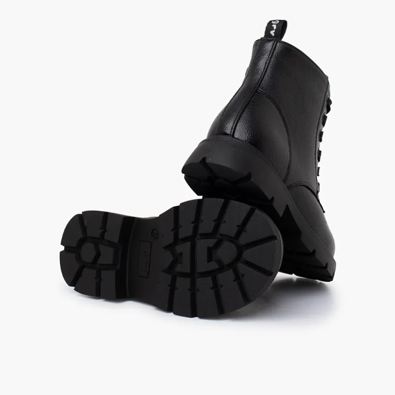 Botas niña cordones Garvalín tipo militar
