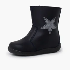 Botas niña estrella piel lavable