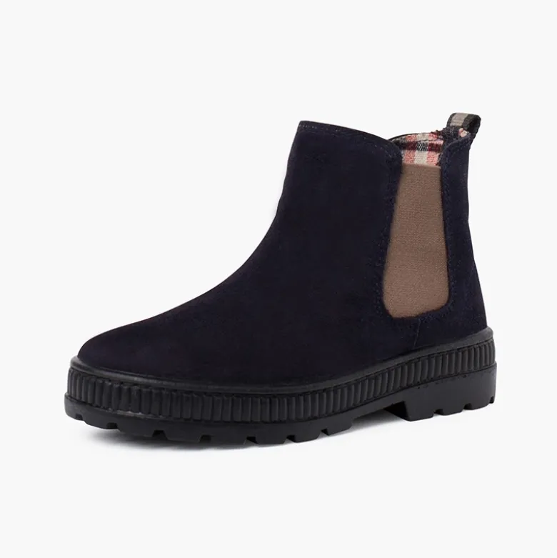 Botas niños suela track con elástico