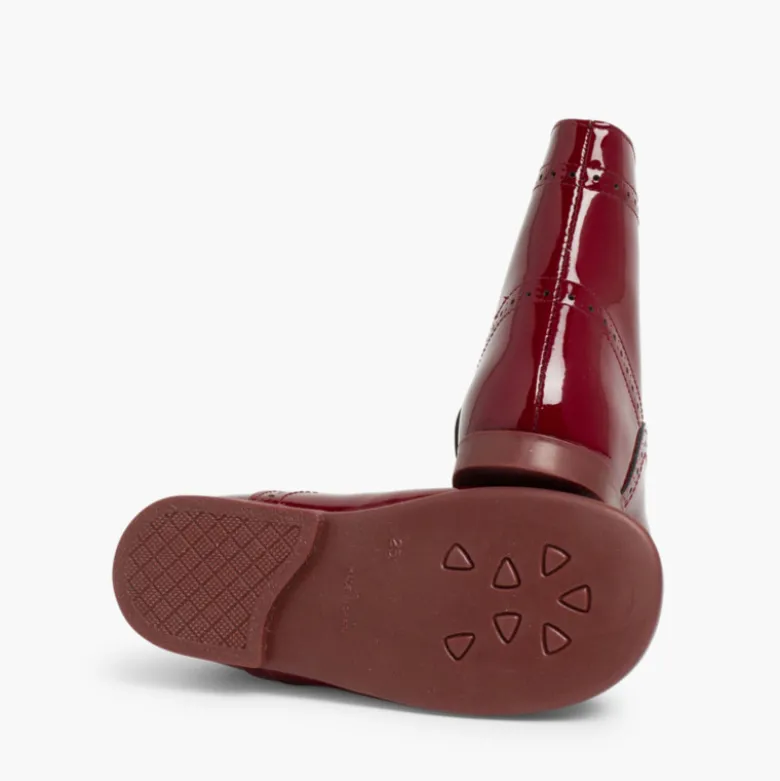 Botas Pascualas para Niñas Charol