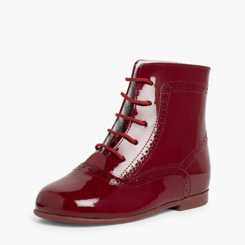 Botas Pascualas para Niñas Charol