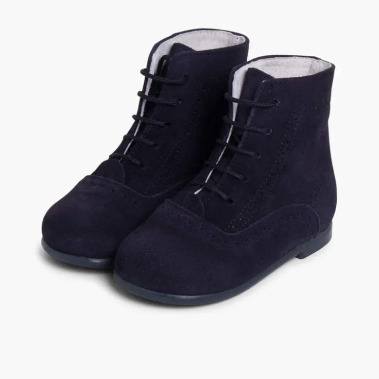 Botas Pascualas para Niñas Serraje