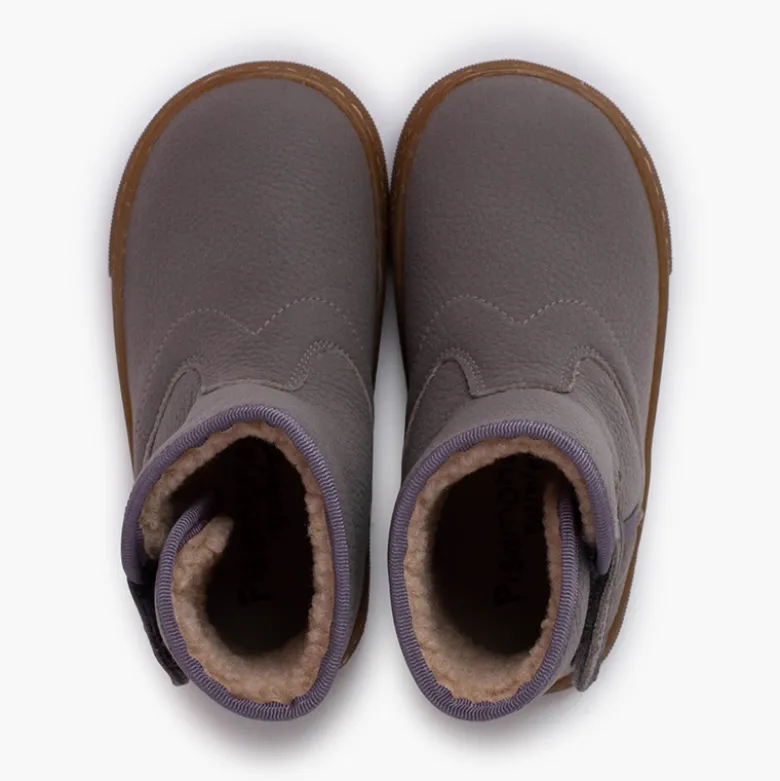 Botas piel barefoot borreguito