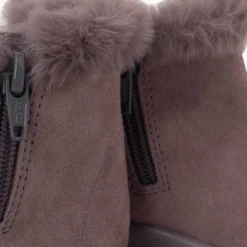 Botines Tipo Chelsea Niña con Cuello Pelito
