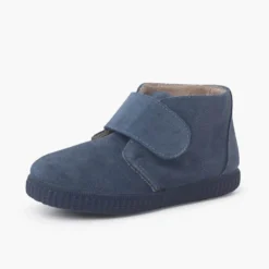 Botines tira ancha adherente forro pelito