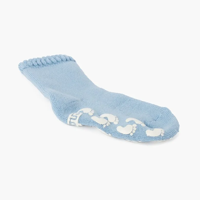 Calcetines antideslizantes huellas puño labrado