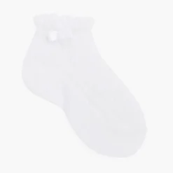 Calcetines de vestir calados con lazo