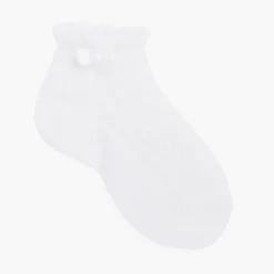 Calcetines de vestir calados con lazo