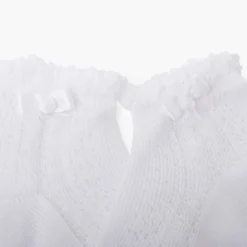 Calcetines de vestir calados con lazo