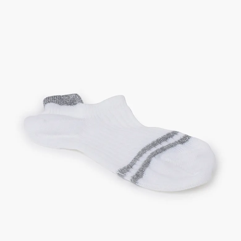 Calcetines invisibles rayas brillo