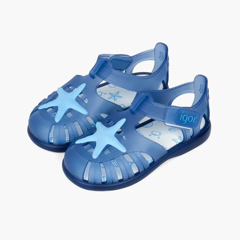Cangrejeras tira adherente con estrella de mar