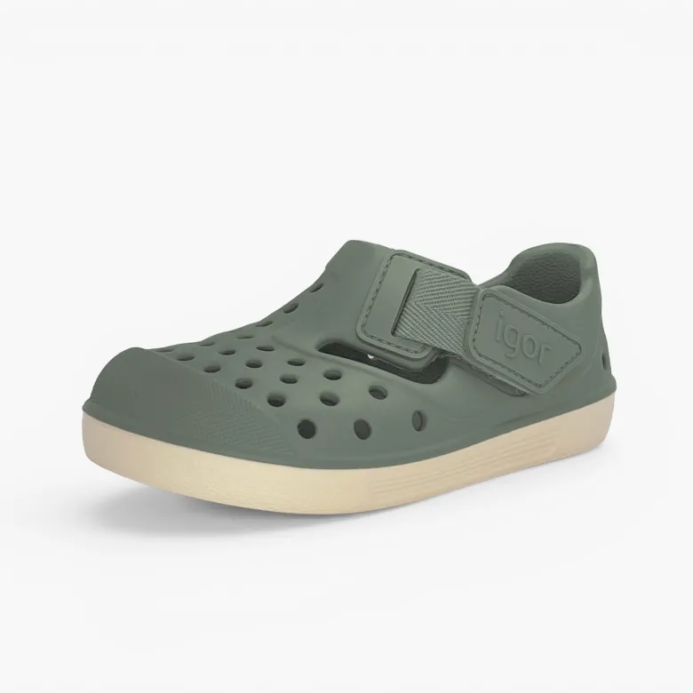 Cangrejeras zueco barefoot Malibu suela crema