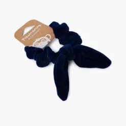 Coletero Scrunchie terciopelo con lazo