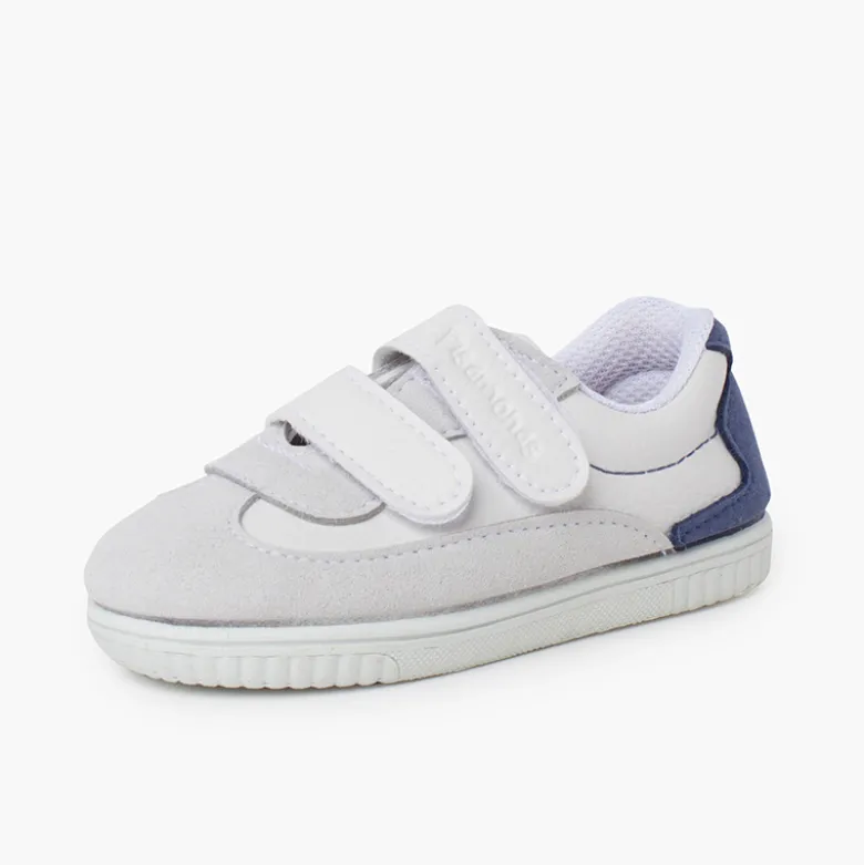 Deportivas blanditas mínimal talonera colores