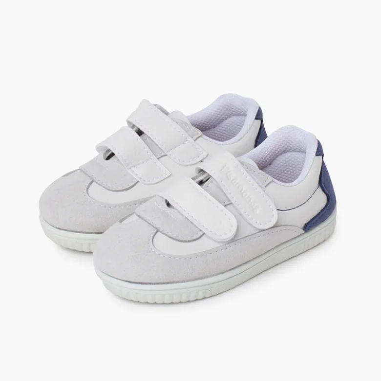 Deportivas blanditas mínimal talonera colores