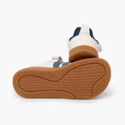 Deportivas Blanditos bandas tira adherente y cordones