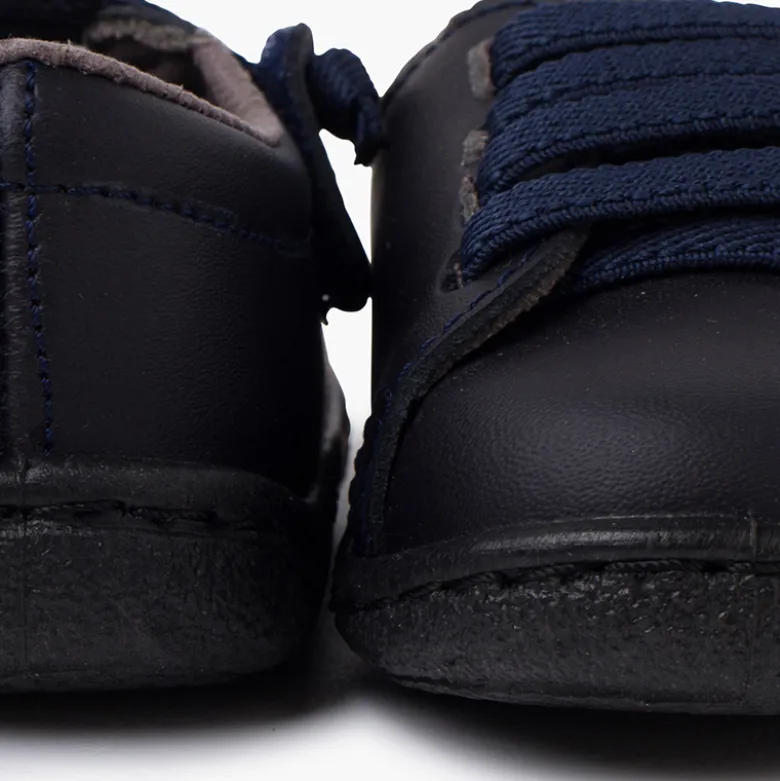 Deportivas piel lavable cordones elásticos