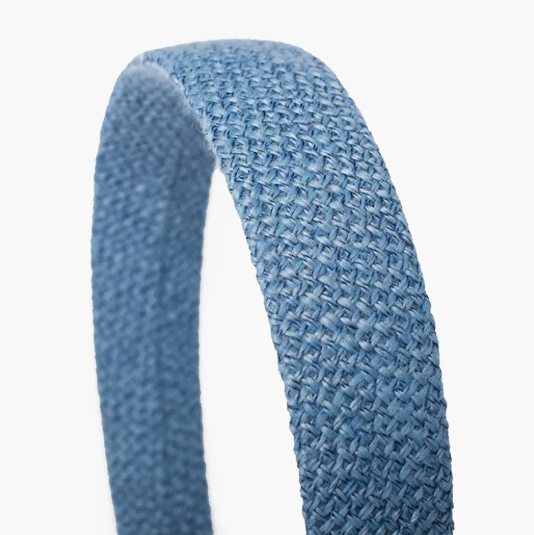 Diadema ancha tela de saco