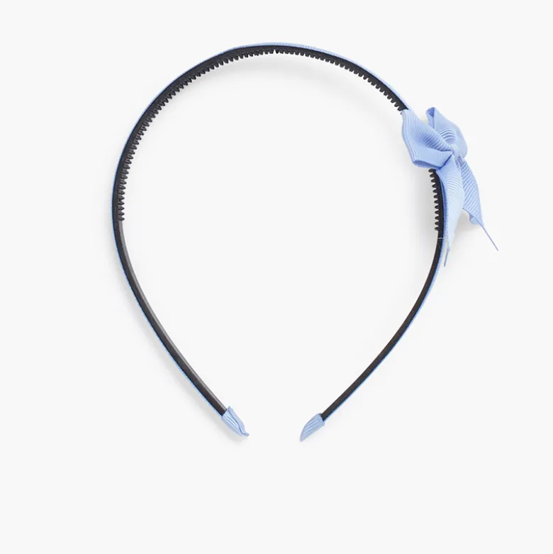 Diadema fina dentada lazo clásico