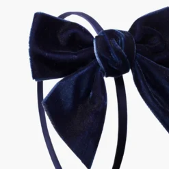 Diadema raso con lazo terciopelo