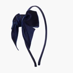 Diadema raso con lazo terciopelo