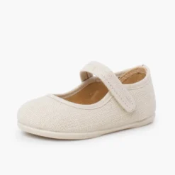 Merceditas barefoot lino cierre adherente