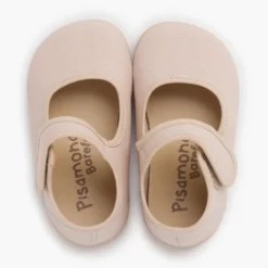 Merceditas barefoot lona cierre ancho