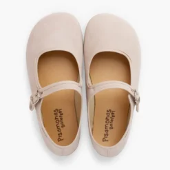 Merceditas barefoot suede hebilla mujer