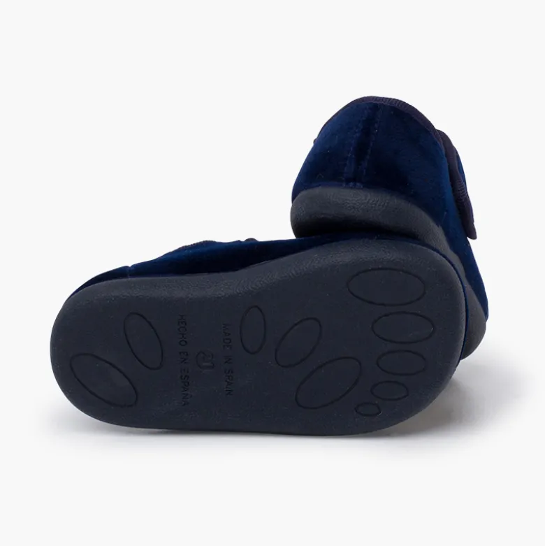 Merceditas barefoot terciopelo tira adherente
